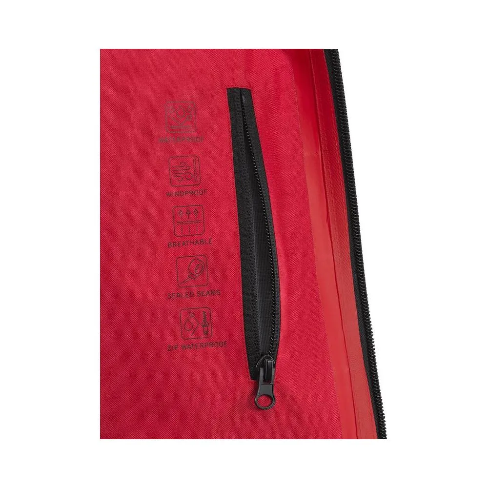 Akrapovic Corpo Ladies Rain Jacket Black / Red