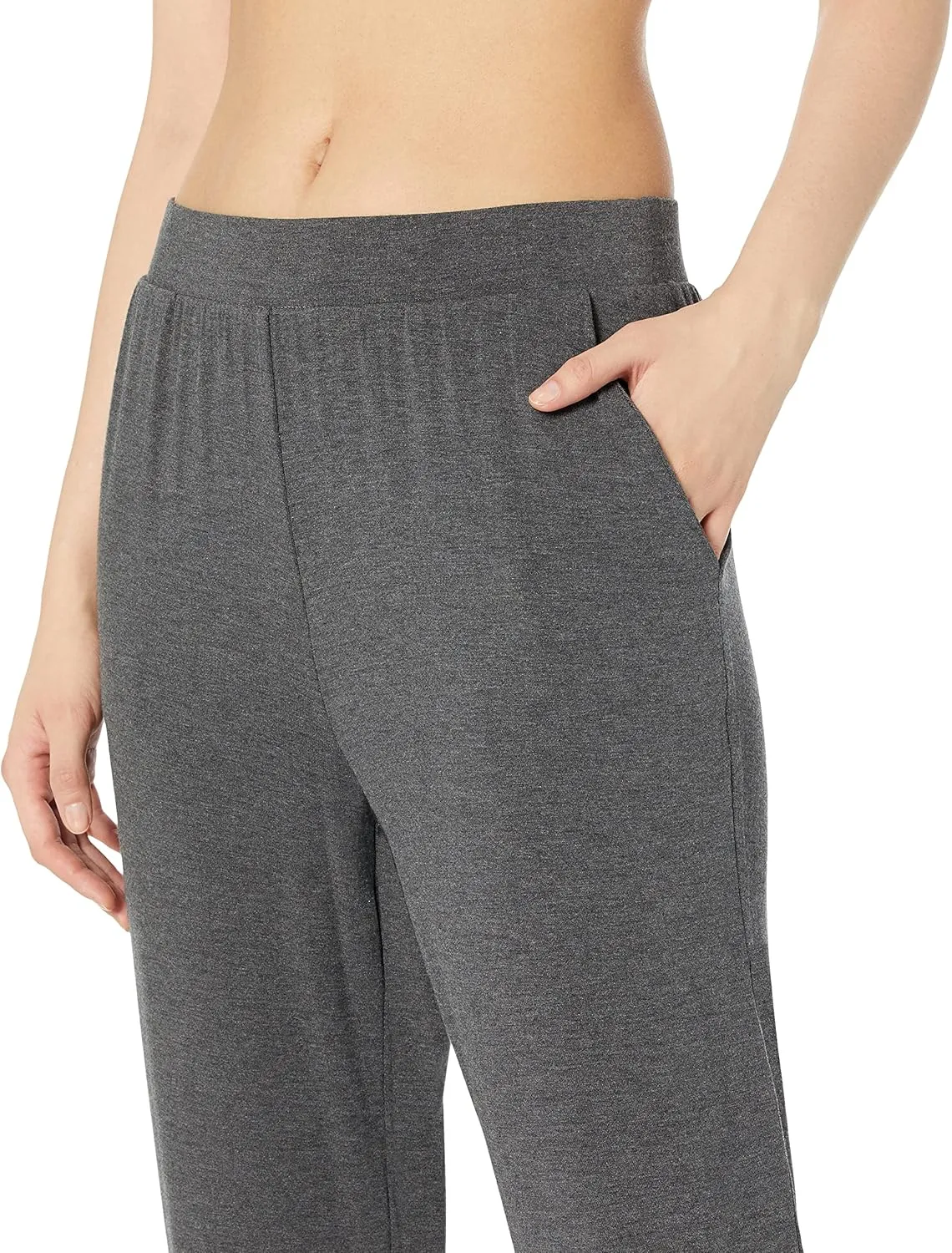Amazon Essentials Womens Pajama Pants, Lightweight Knit Jersey Jogger Lounge Sleep Wear with Pockets