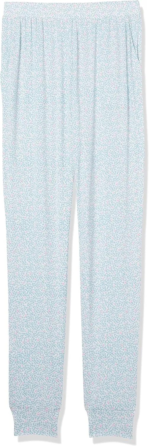 Amazon Essentials Womens Pajama Pants, Lightweight Knit Jersey Jogger Lounge Sleep Wear with Pockets