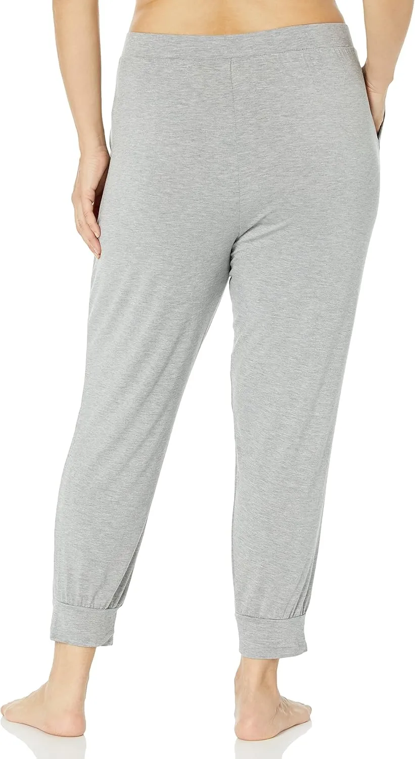 Amazon Essentials Womens Pajama Pants, Lightweight Knit Jersey Jogger Lounge Sleep Wear with Pockets