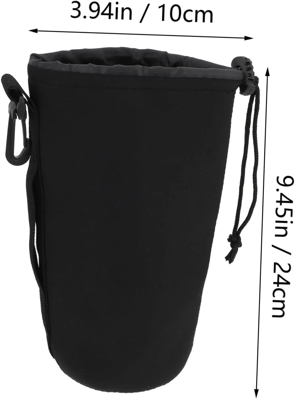 ARTIBETTER 2pcs Neoprene Lens Case Pouch for Dslr Camera Lens Flexible Insulation Pouch Size Xl Camera Protection Bag