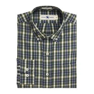 Beauly Classic Fit Brushed Performance Twill Button Down - Forest Biome