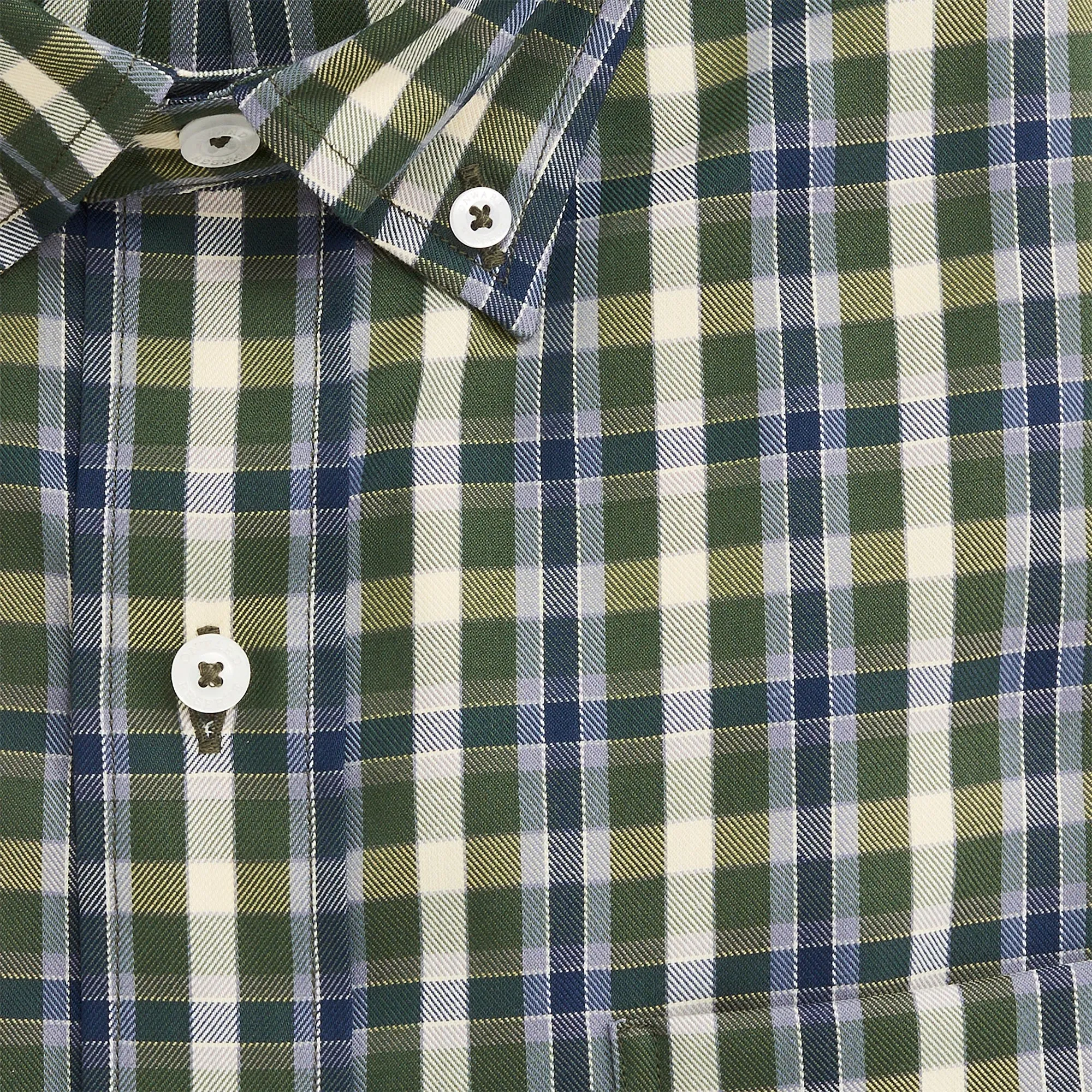 Beauly Classic Fit Brushed Performance Twill Button Down - Forest Biome