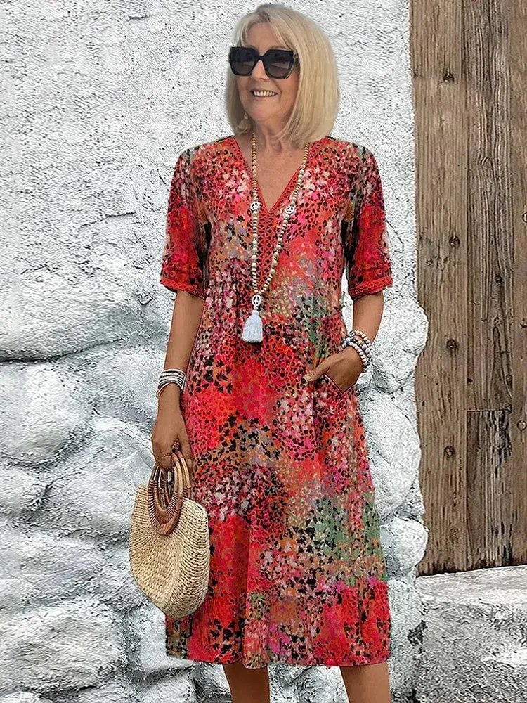 Bella - Graceflow Midi Dress