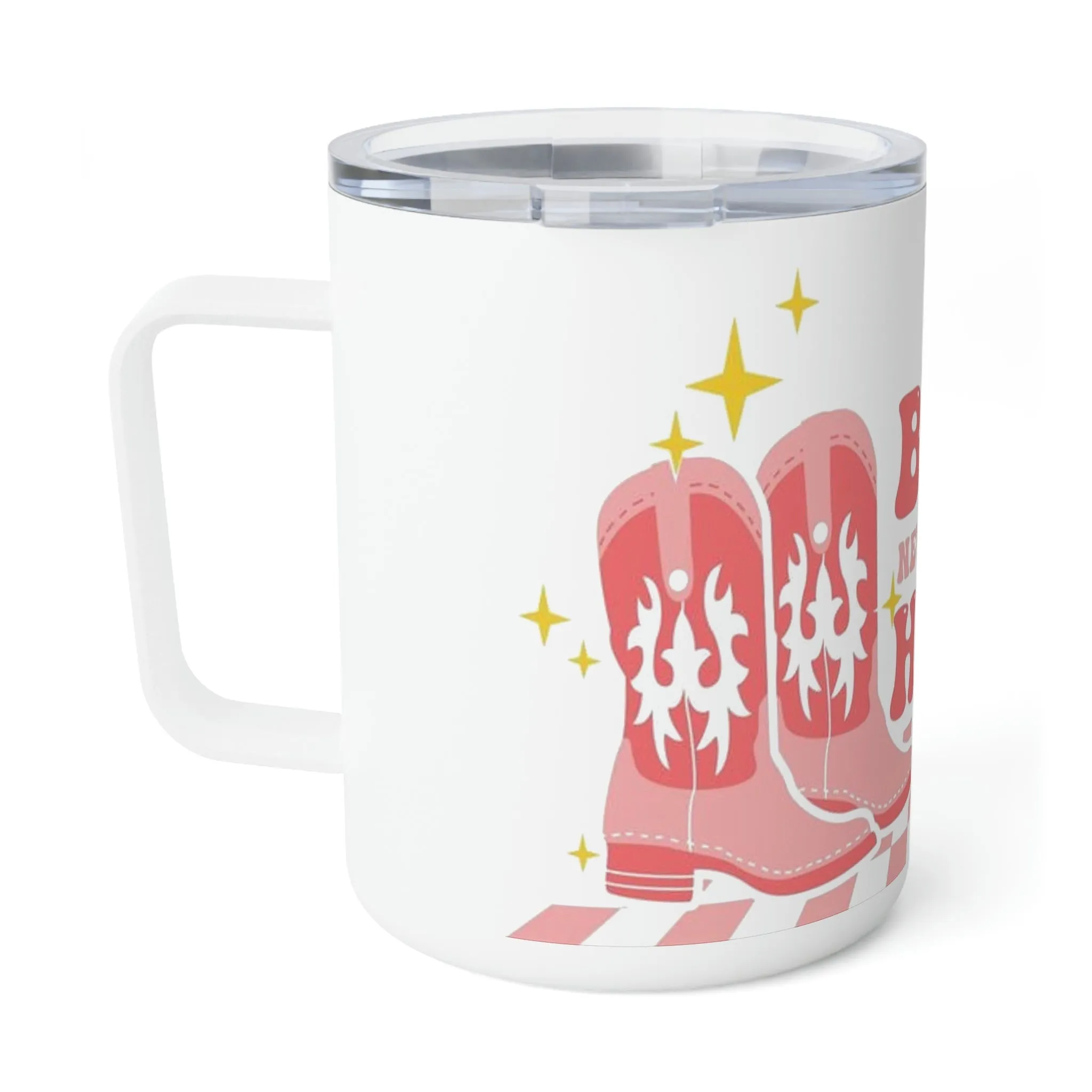 Boots Never Broke My Heart- Insulated Coffee Mug, 10oz
