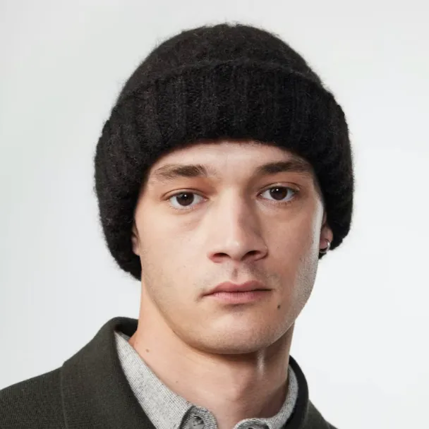 Cable Hat 6512 (Black)