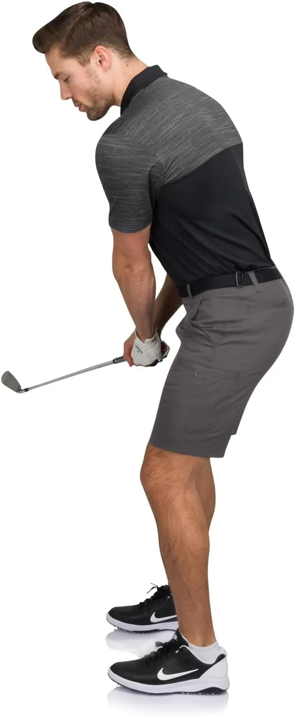 Cargo Golf Shorts for Men - Dry Fit, Large Pockets, Lightweight, Moisture Wicking, 4-Way Stretch