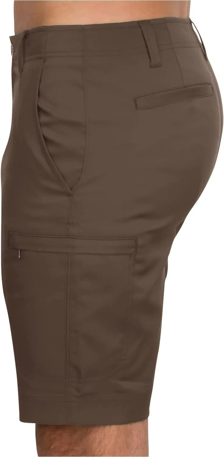 Cargo Golf Shorts for Men - Dry Fit, Large Pockets, Lightweight, Moisture Wicking, 4-Way Stretch