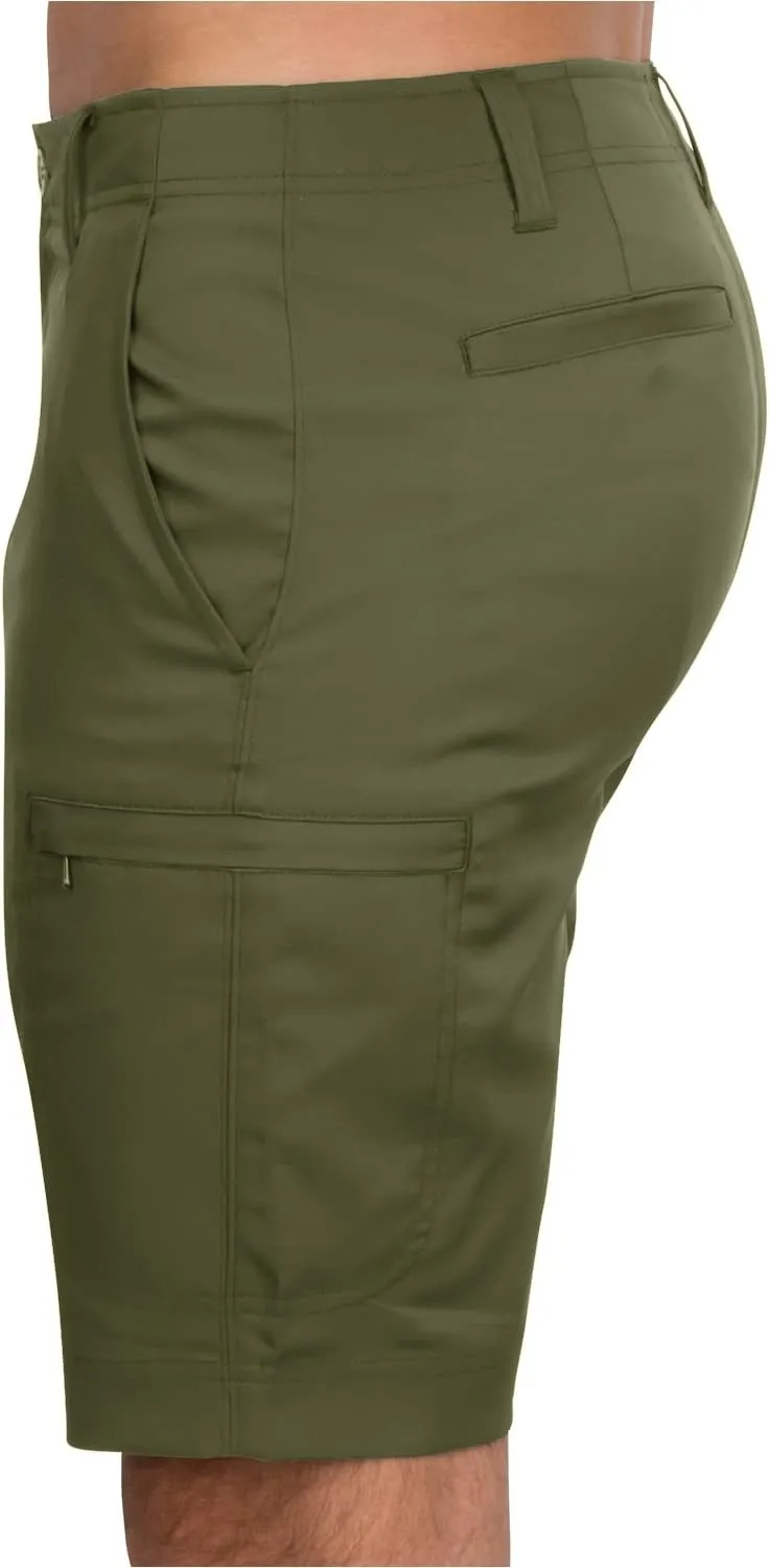 Cargo Golf Shorts for Men - Dry Fit, Large Pockets, Lightweight, Moisture Wicking, 4-Way Stretch