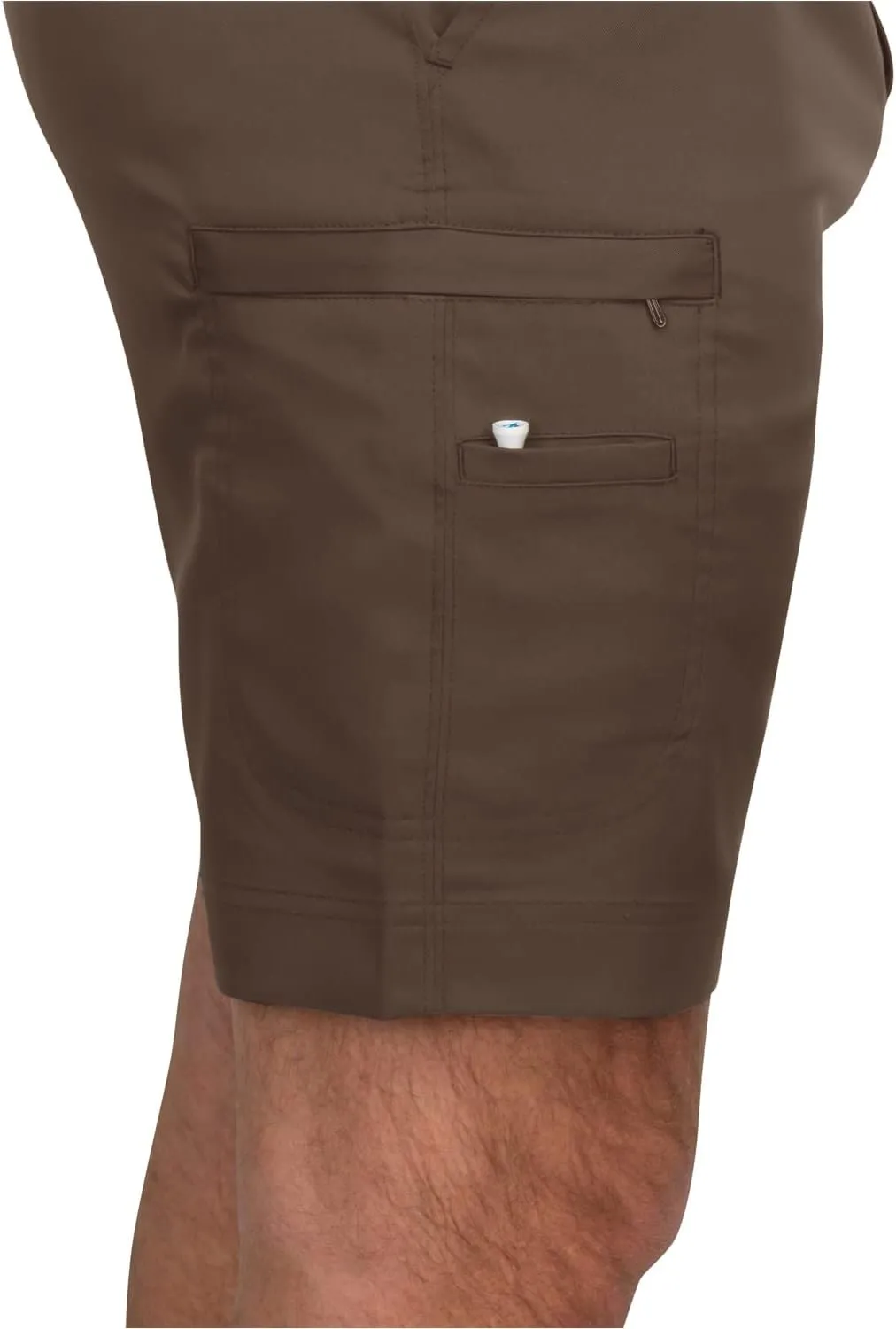 Cargo Golf Shorts for Men - Dry Fit, Large Pockets, Lightweight, Moisture Wicking, 4-Way Stretch