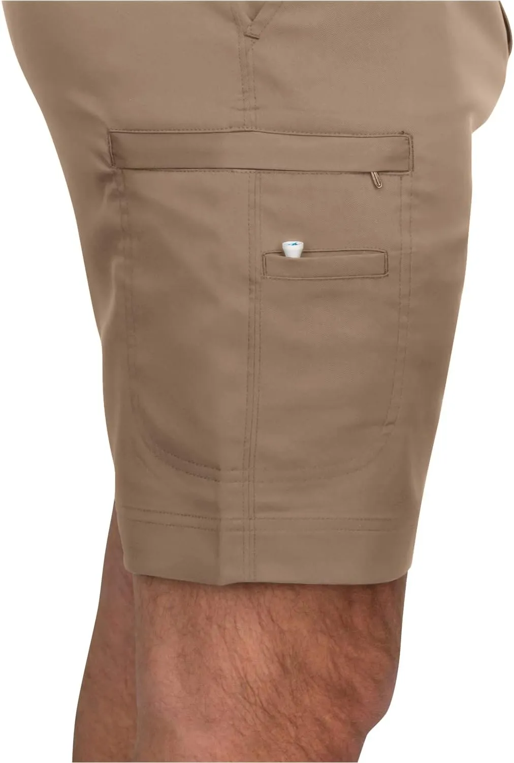 Cargo Golf Shorts for Men - Dry Fit, Large Pockets, Lightweight, Moisture Wicking, 4-Way Stretch