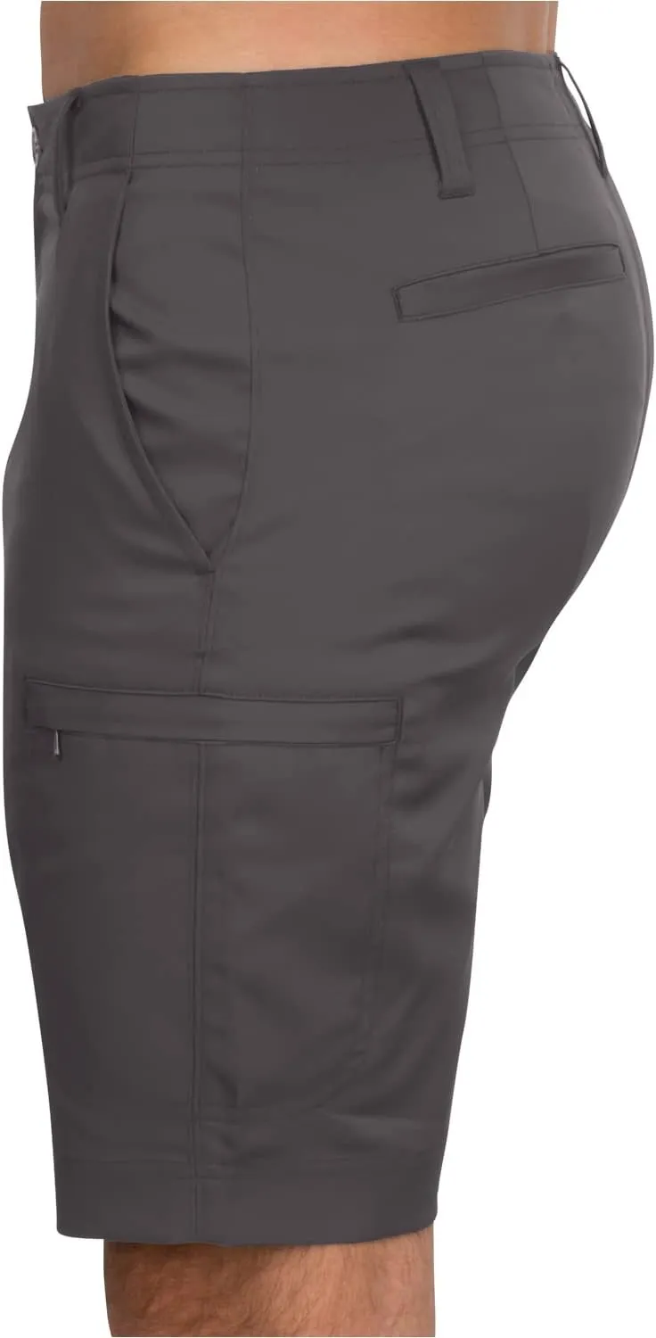 Cargo Golf Shorts for Men - Dry Fit, Large Pockets, Lightweight, Moisture Wicking, 4-Way Stretch