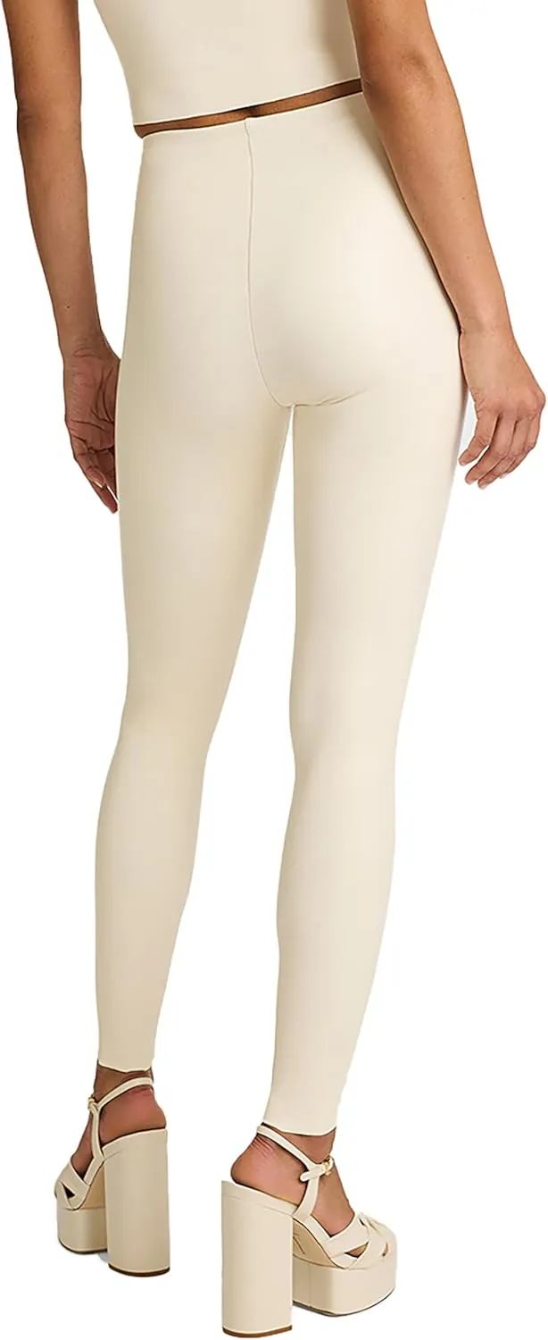 commando - Faux Leather Leggings | Sculpting Yet Soft & Flexible | Raw-Cut Finish | Machine Washable, Retains Shape & Color