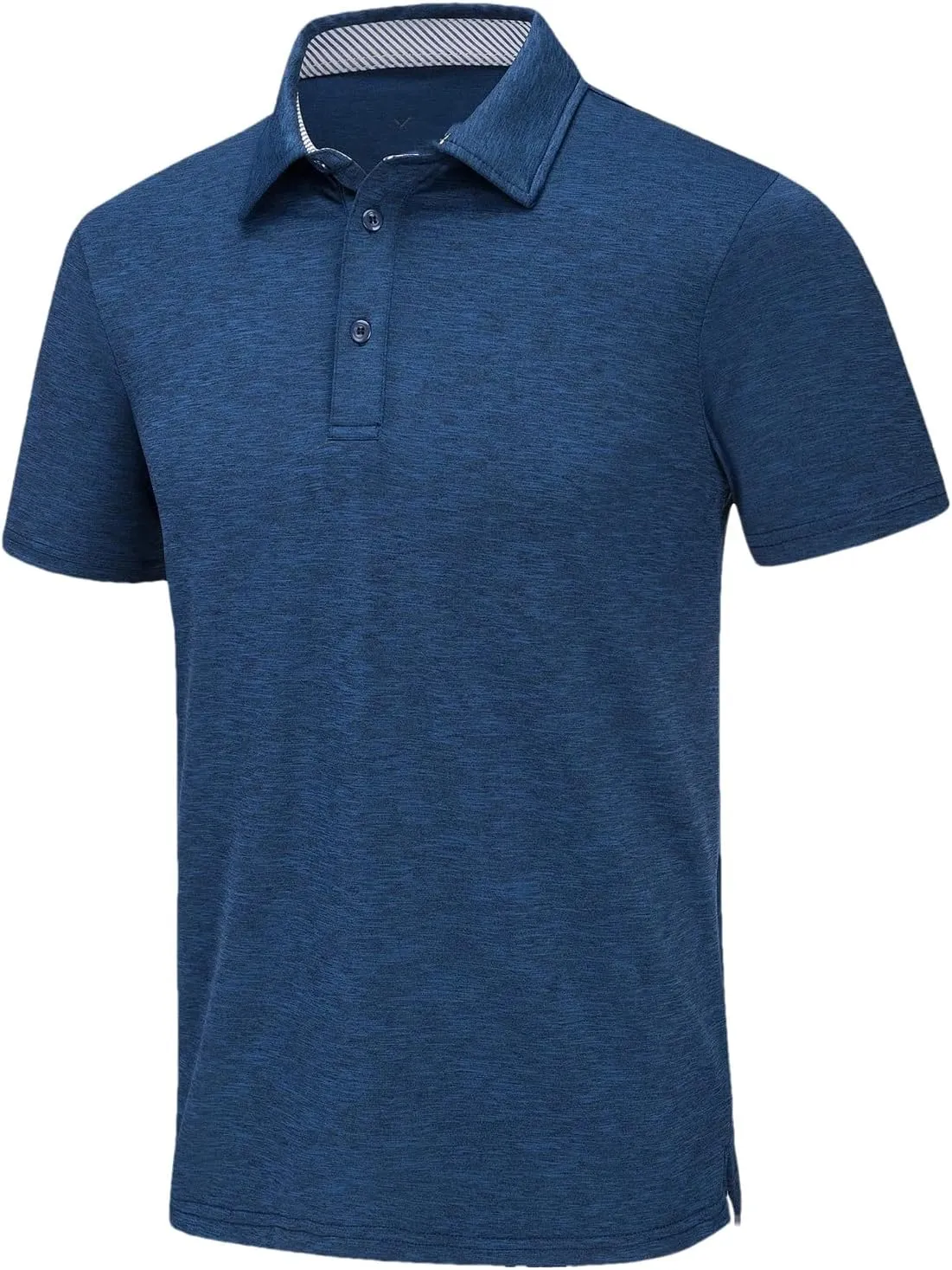 Dcvmvmn Mens Summer T-Shirts Casual Short Sleeve Polo Shirts Buttons Down Quick Dry Breathable Golf Pullover