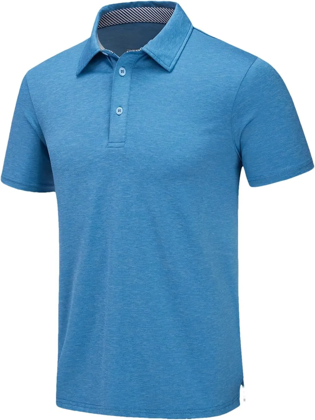 Dcvmvmn Mens Summer T-Shirts Casual Short Sleeve Polo Shirts Buttons Down Quick Dry Breathable Golf Pullover