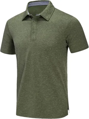 Dcvmvmn Mens Summer T-Shirts Casual Short Sleeve Polo Shirts Buttons Down Quick Dry Breathable Golf Pullover