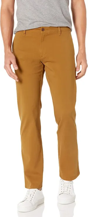 Dockers Men's Straight Fit Ultimate Chino with Smart 360 Flex (Regular and Big & Tall), Dark Ginger, 36W x 34L