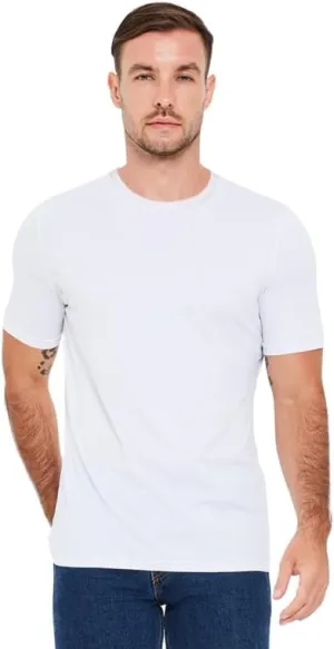Essential T Shirts for Men - Performance Fabric, Wrinkle Resistant & Breathable