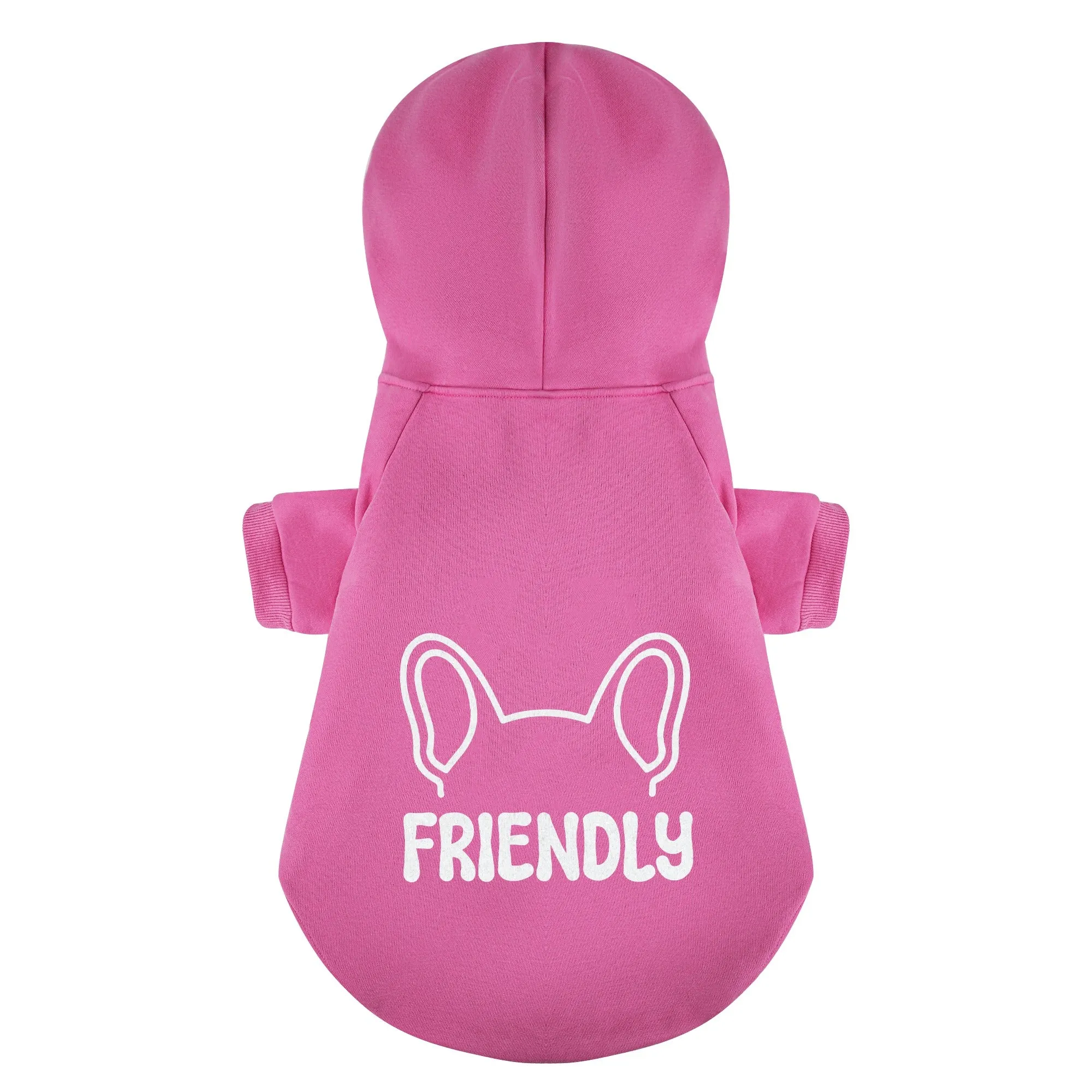 Friendly and Not Friendly - Matching French Bulldog Hoodies – Stylish, Cozy & Personalized!