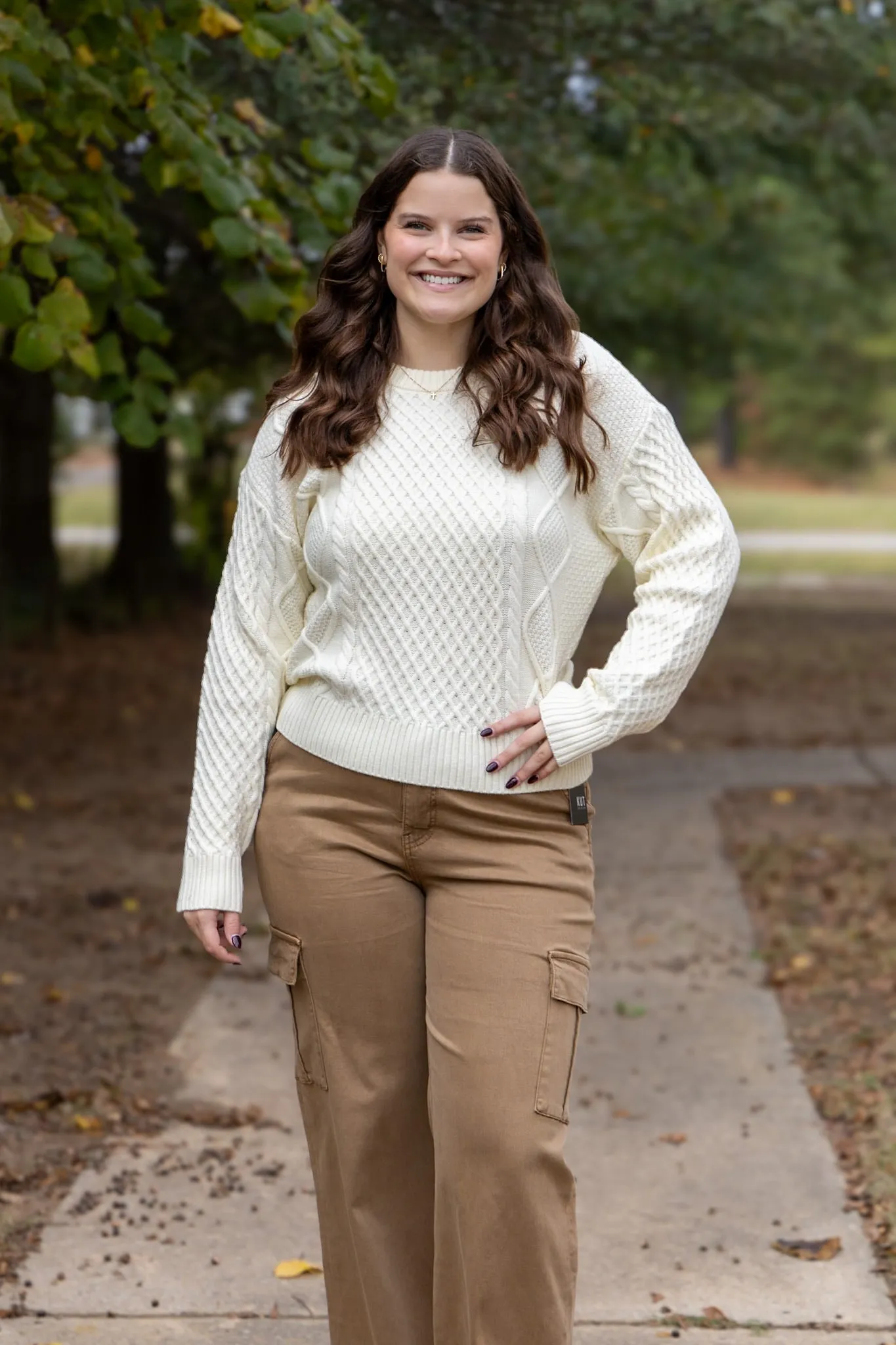 Holden Crew Neck Sweater - Cream