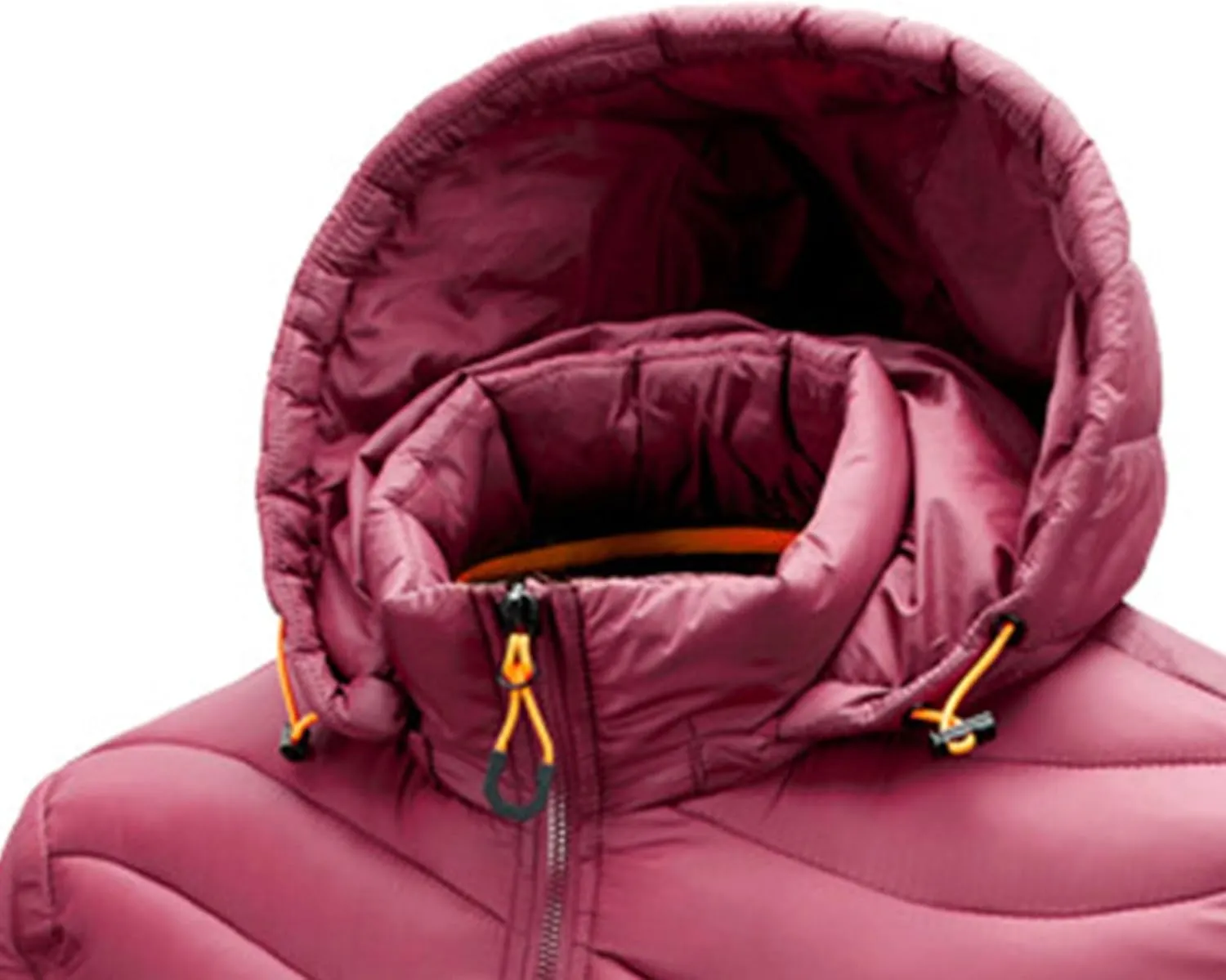 JEsilunmaMY Men's Puffer Jacket with Removable Hood Casual Insulated Hooded Padded Cotton Coat Slim Packable Down Jacket