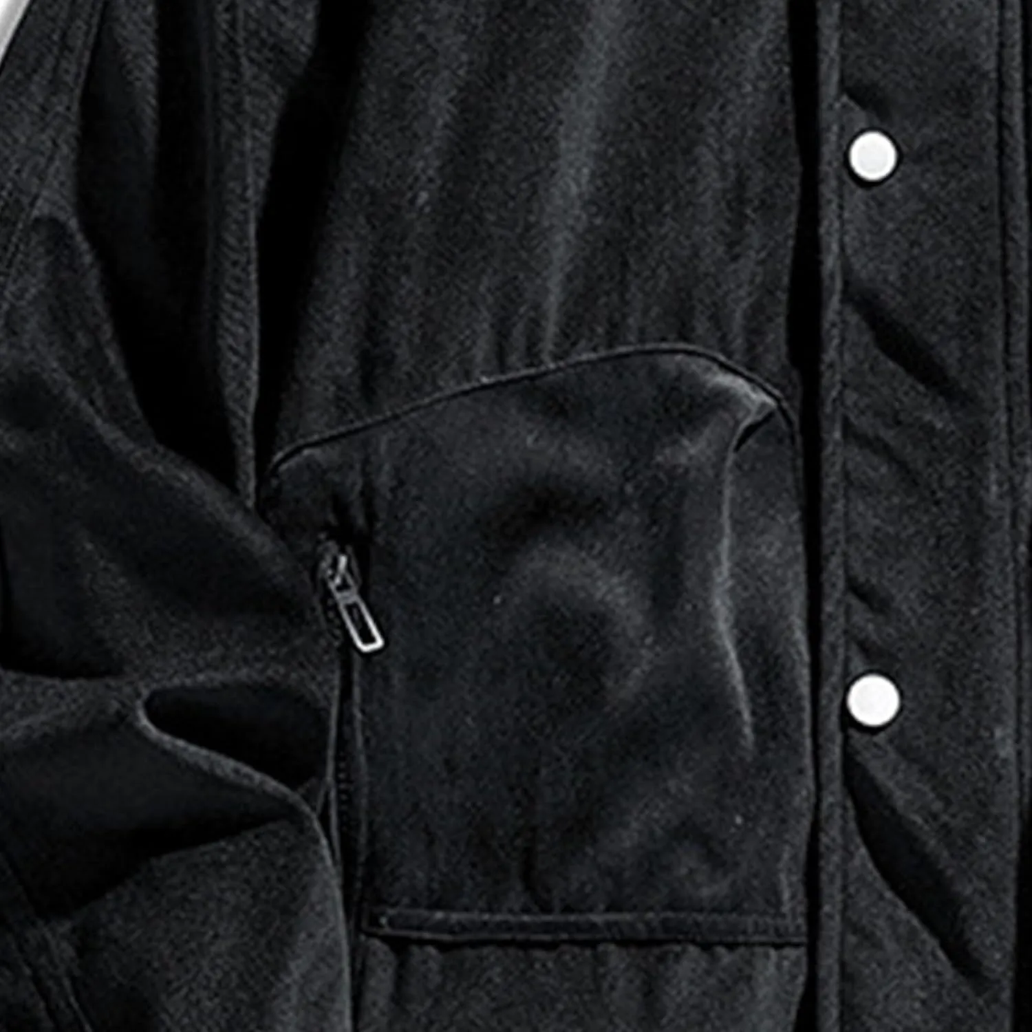 JEsilunmaMY Men's Stand Collar Padded Baseball Jacket Lightweight Cotton Cargo Coat with Zip Pocket Winter Warm Padded Coats