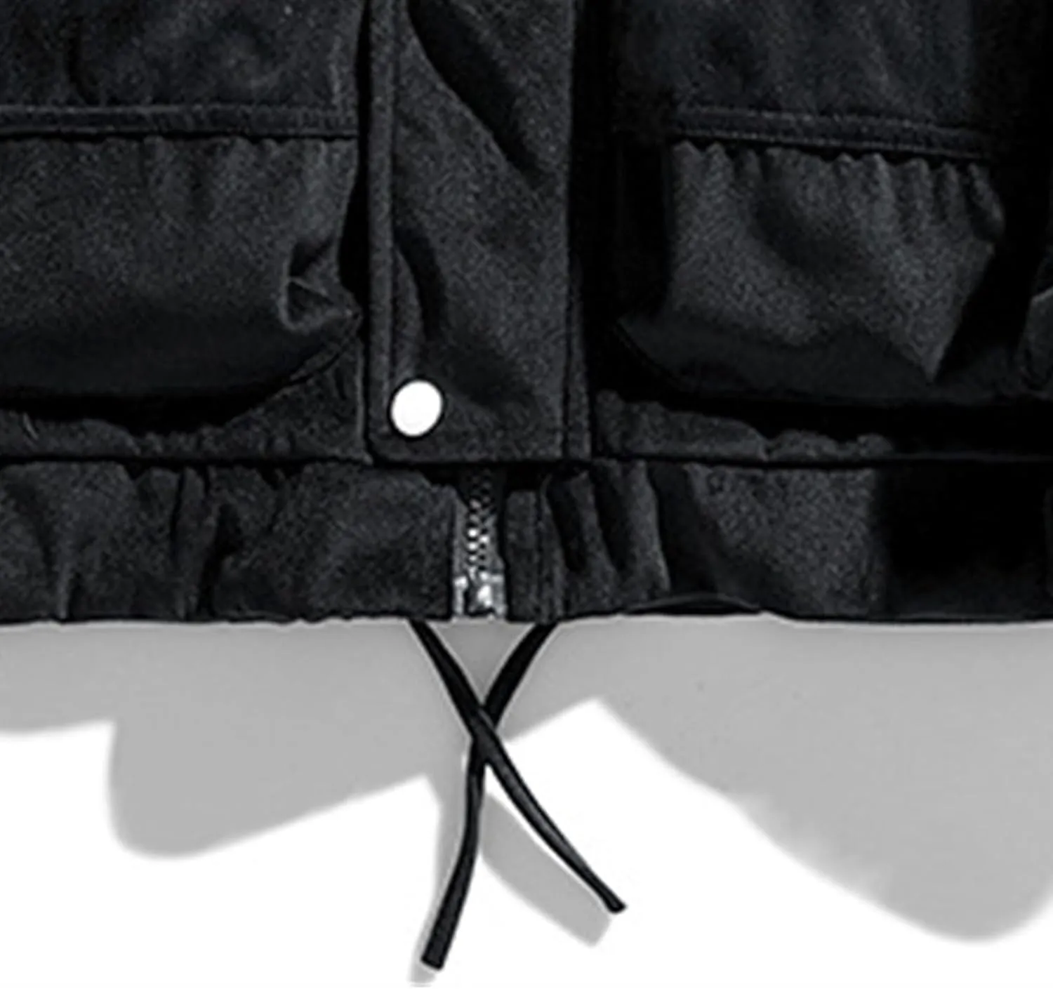 JEsilunmaMY Men's Stand Collar Padded Baseball Jacket Lightweight Cotton Cargo Coat with Zip Pocket Winter Warm Padded Coats
