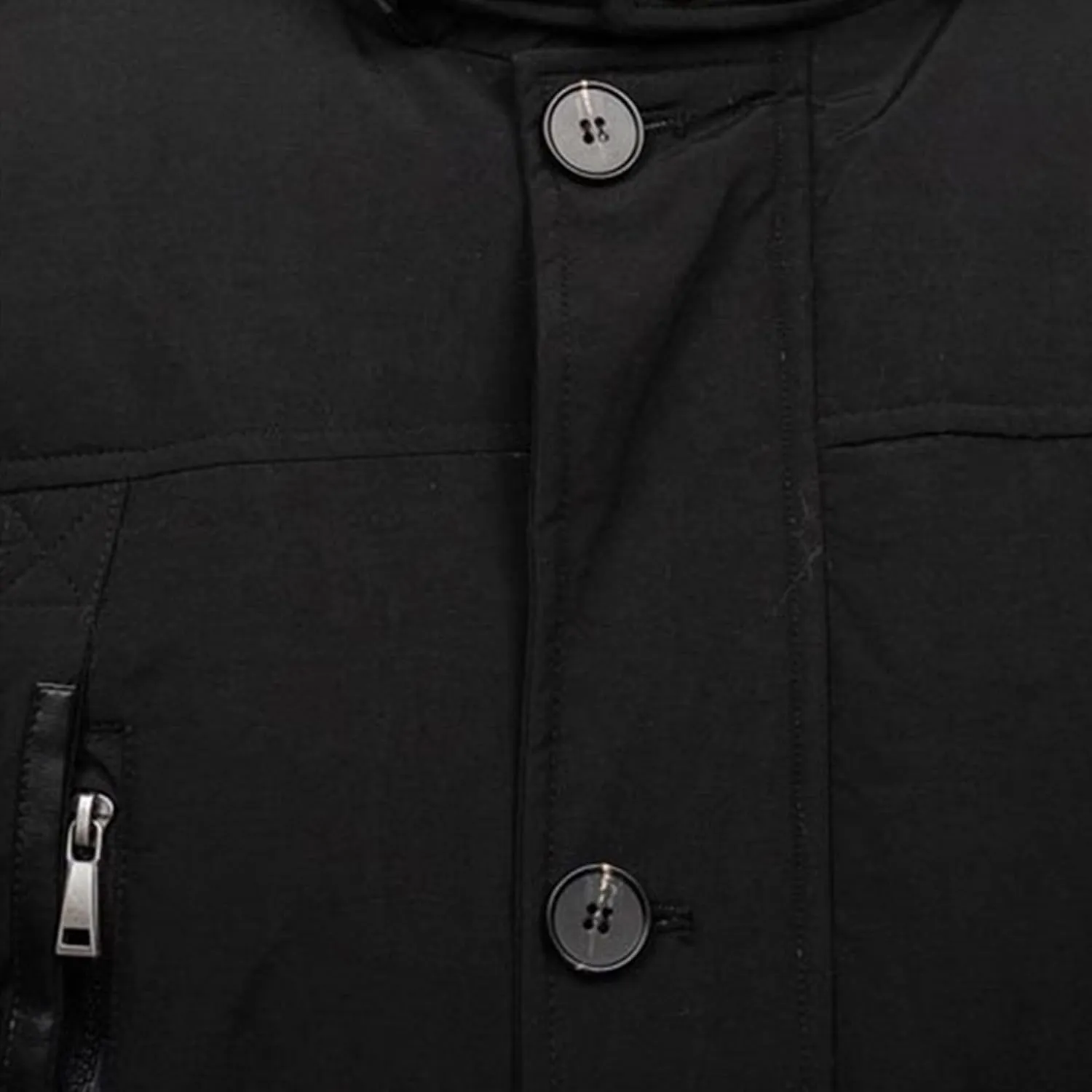 JEsilunmaMY Men's Thicken Parka Padded Puffer Jacket Windproof Cotton Winter Coat with Flap Pocket Warm Snow Ski Down Coats