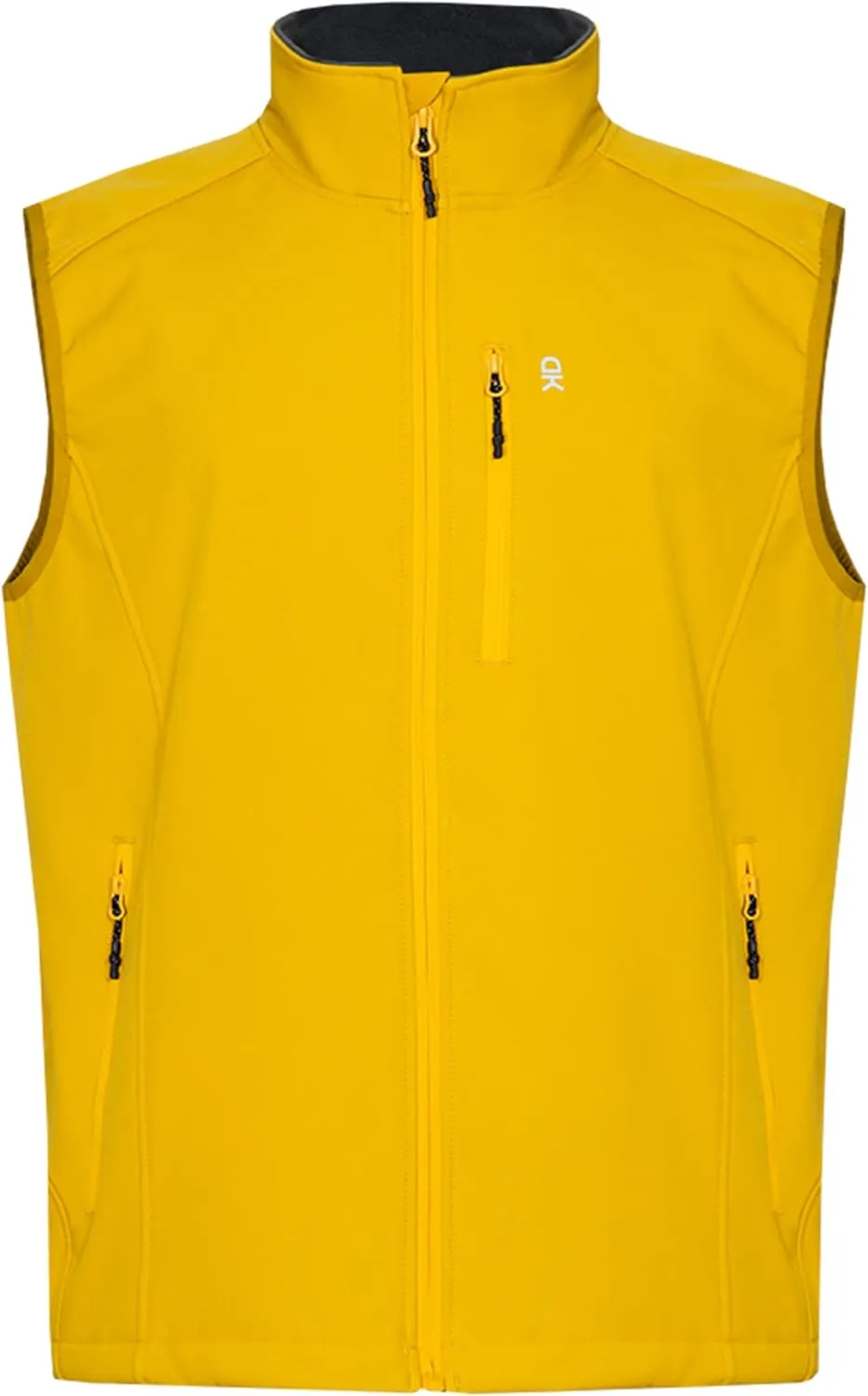Little Donkey Andy Men's Lightweight Fleece lined Softshell Vests Windproof Sleeveless Jackets for Hiking Golf Travel