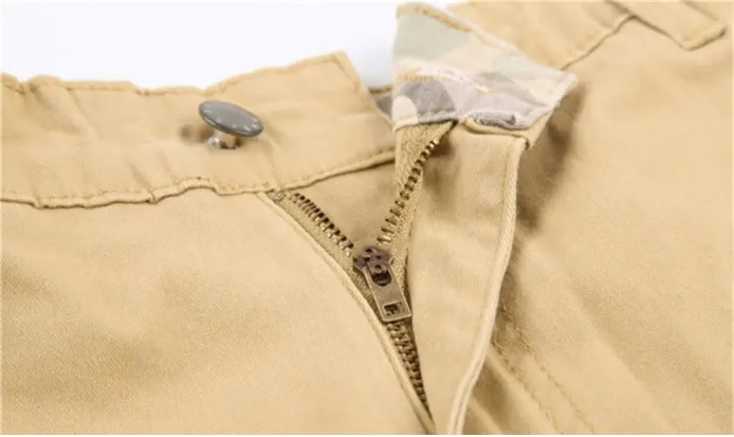 Men Spring-Autumn Casual Loose Slim Fit Pants Plus Size Stretch Cotton Male Ankle Long Pant