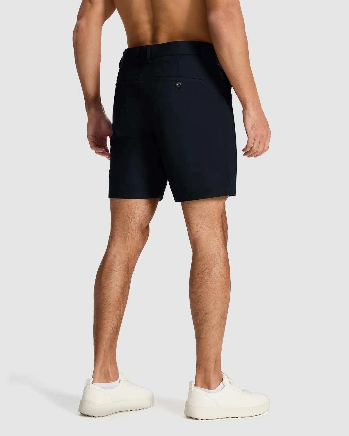 Men's Classic Fit 7/11 Inch Golf Shorts Lightweight Long Stretch Hiking Short with 4 Pockets for Casual Work