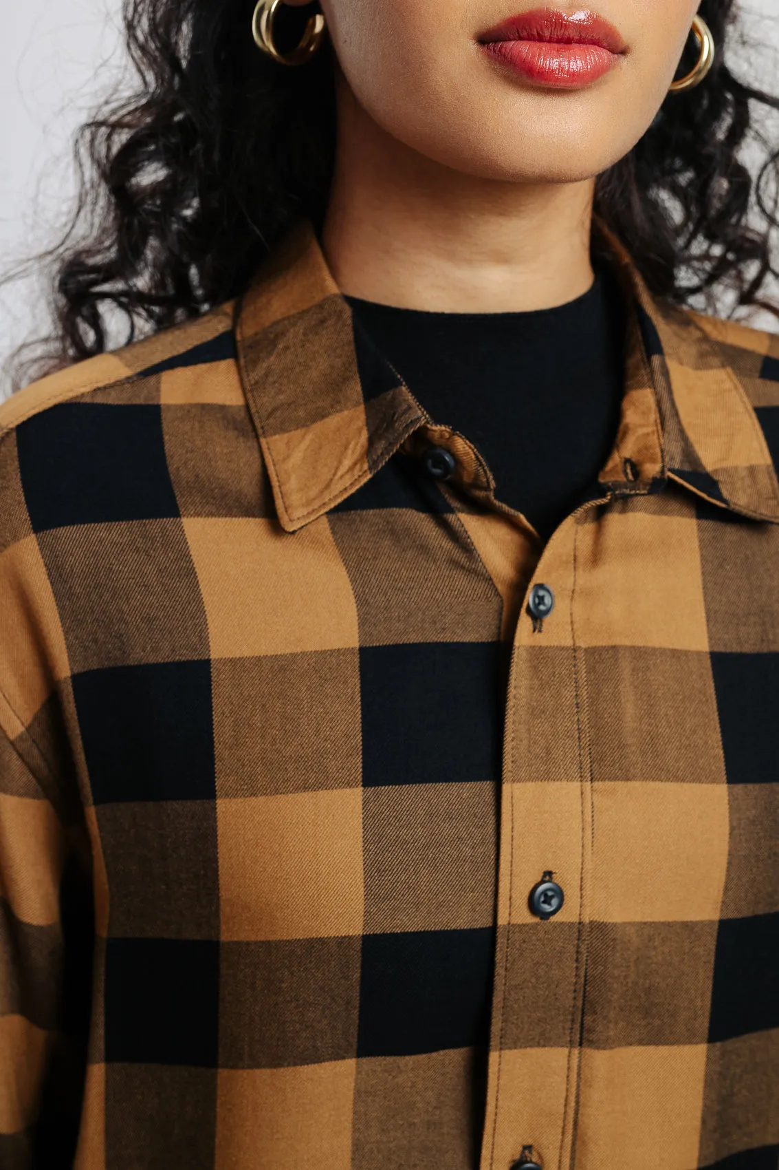 Orange Checkered Shirt
