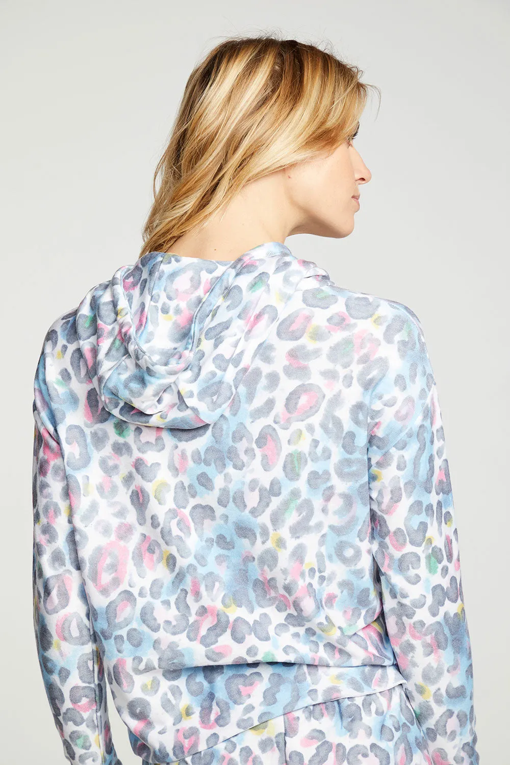 Painterly Leopard Hoodie