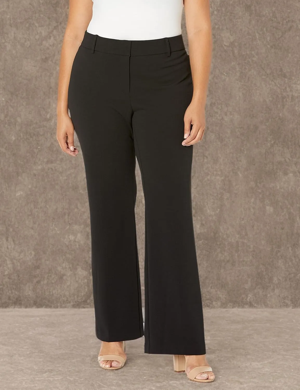 Rafaella Women's Plus Soft Crepe Modern Fit Dress Pants (Size 16-22)