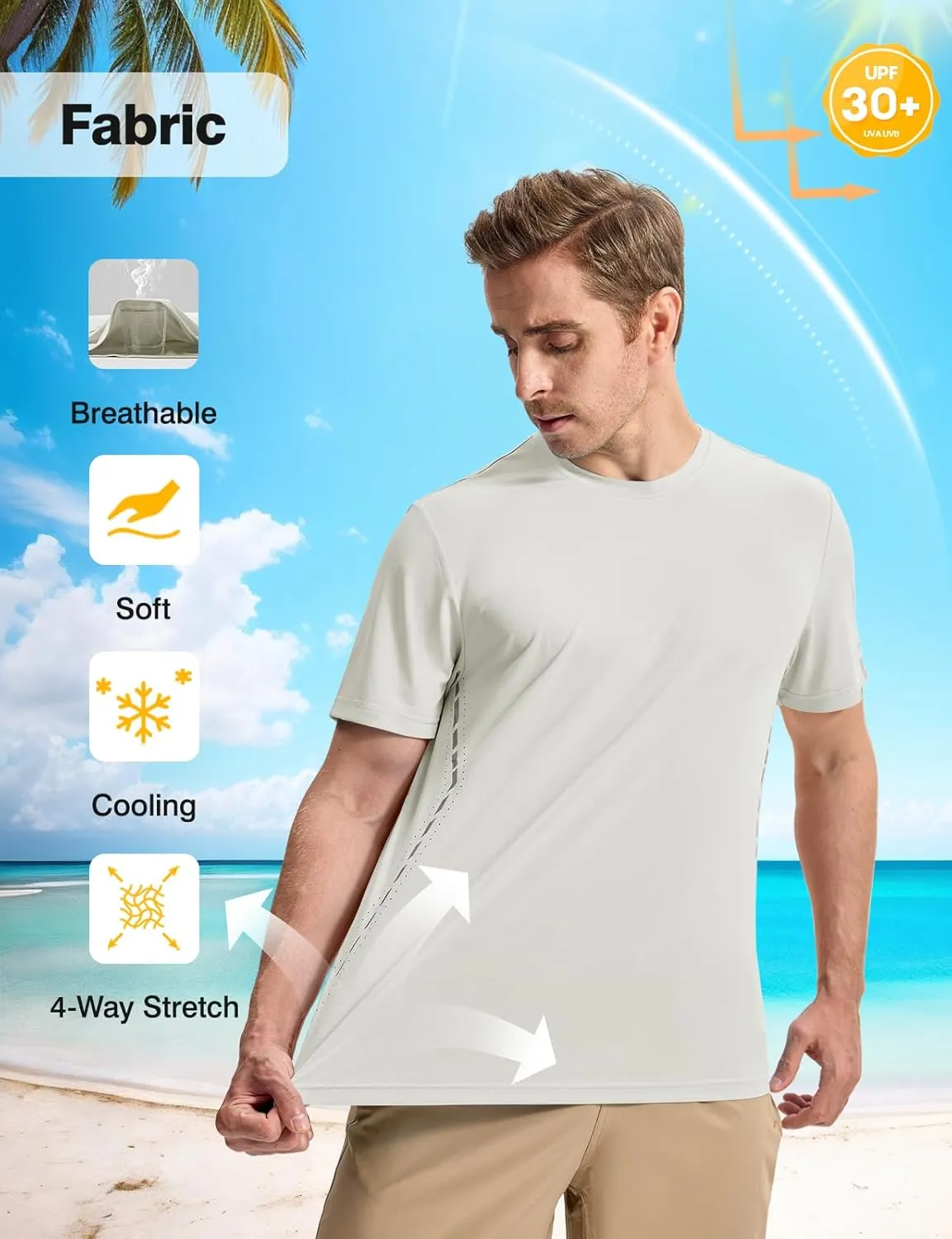 Rdruko Mens Athletic Shirts Dry Fit Short Sleeve Moisture Wicking Workout Shirts Breathable Cool Running Gym T-Shirt