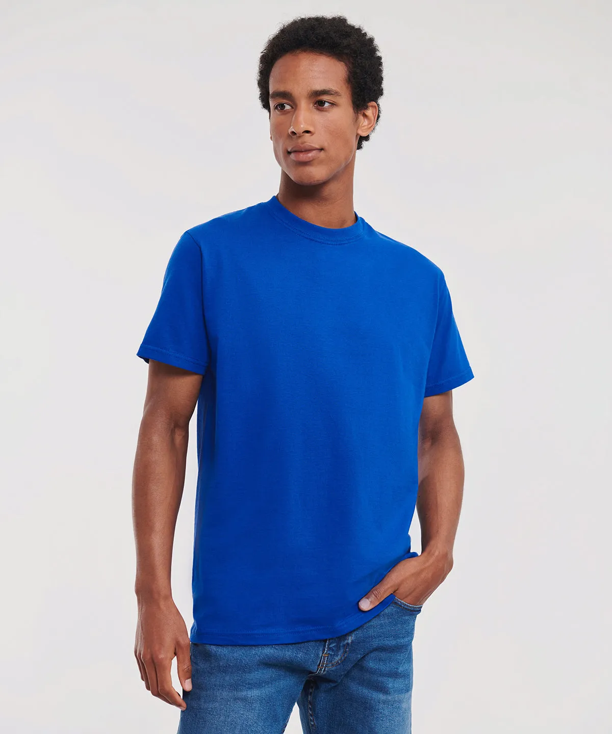 Super ringspun classic t-shirt | Light Oxford