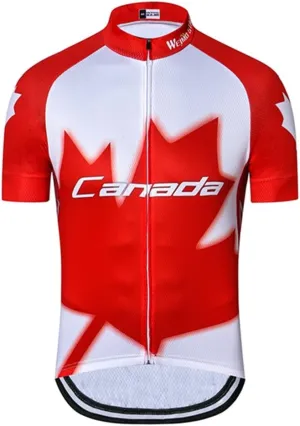 Weimostar Men's USA Cycling Jersey Short Sleeve Biking Shirts Breathable with Pockets