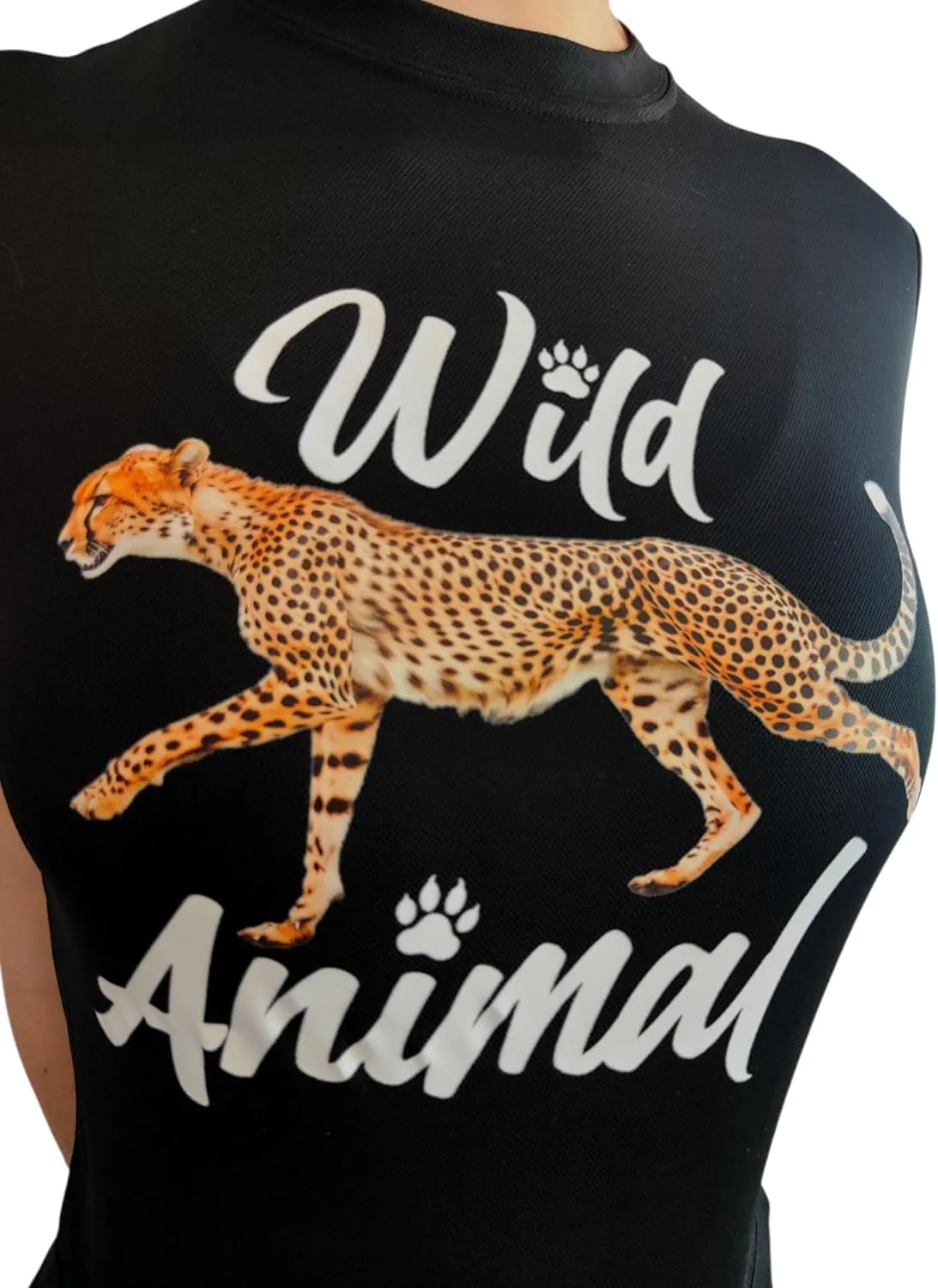 Wild Animal Women's Workout Shirts - Quick Dry, Breathable Gym Tops, Short Sleeve Athletic T-Shirts for Yoga & Fitness