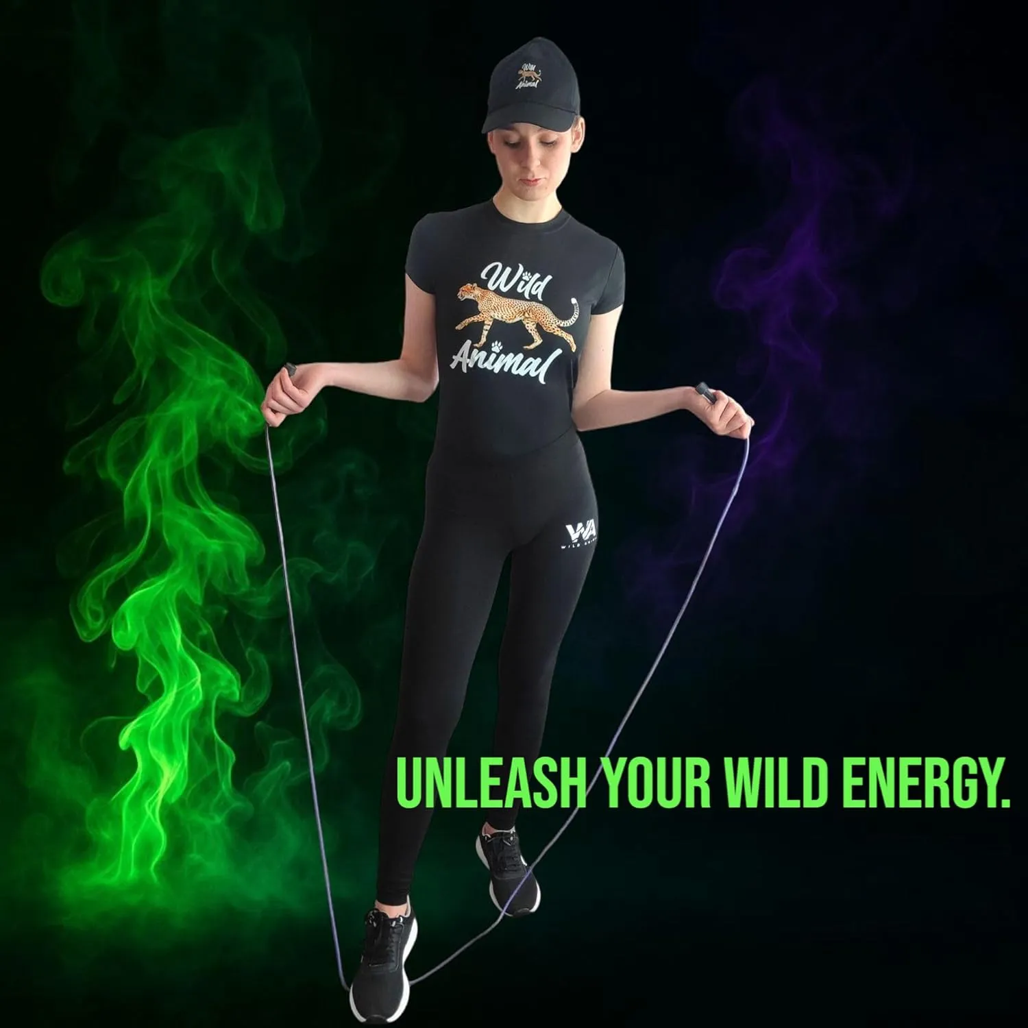 Wild Animal Women's Workout Shirts - Quick Dry, Breathable Gym Tops, Short Sleeve Athletic T-Shirts for Yoga & Fitness