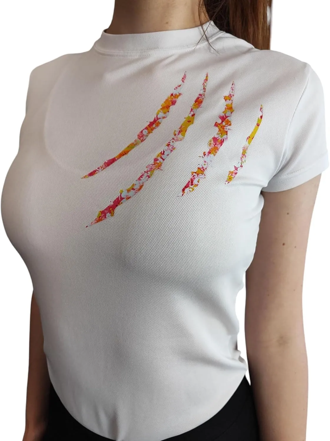 Wild Animal Women's Workout Shirts - Quick Dry, Breathable Gym Tops, Short Sleeve Athletic T-Shirts for Yoga & Fitness