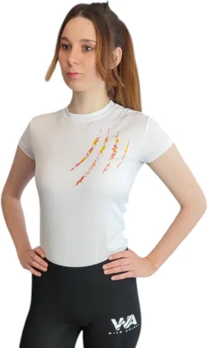 Wild Animal Women's Workout Shirts - Quick Dry, Breathable Gym Tops, Short Sleeve Athletic T-Shirts for Yoga & Fitness
