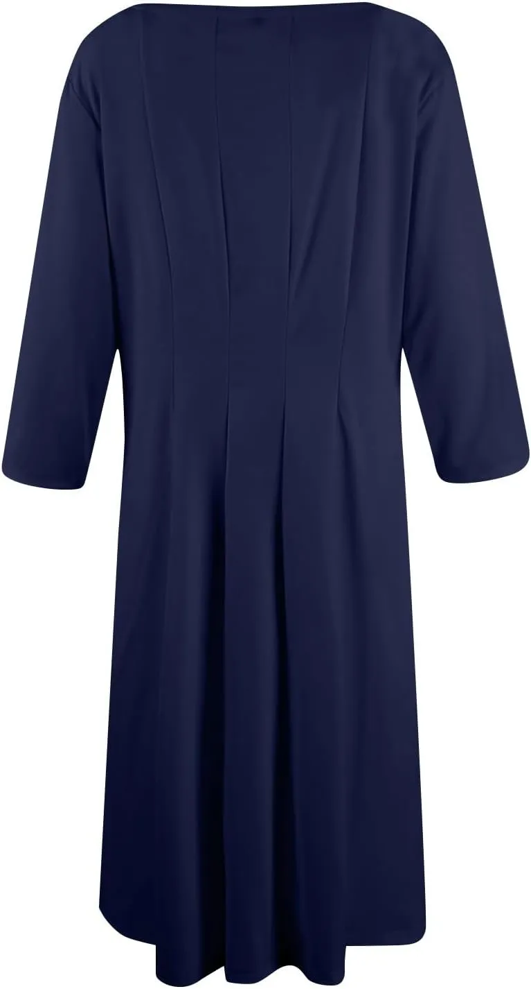 Women's A-Line Soft Dresses Midi Lightweight Breathable Sleevelesss Style Vacation Pockets Party Weddings Dress