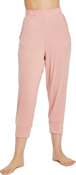 Womens Casual Stretch Cotton Pajama Pants Simple Lounge Pants