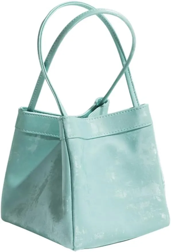 Womens Silk Soft Bucket Bag
