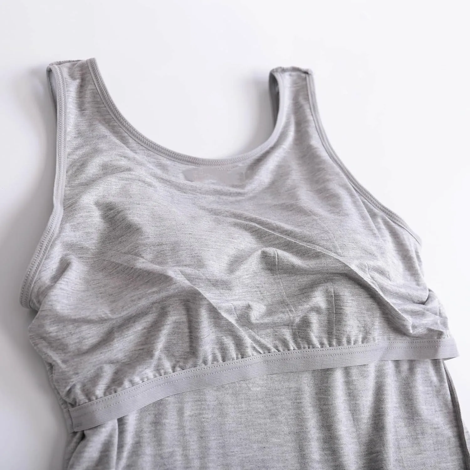 Womens Tank Tops with Built in Bras Comfy Fit Padded Camisole Without Rims Integrated Base Undershirt