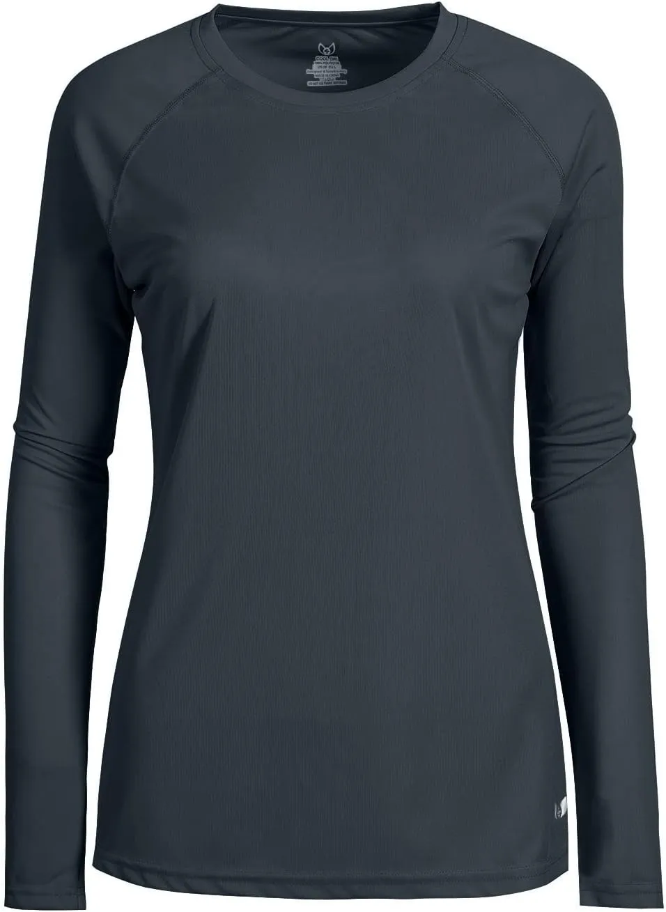 Womens Workout Shirts Long Sleeve Crew Neck T Shirt Slim Fit Sports Running Shirts Breathable Athletic Tops