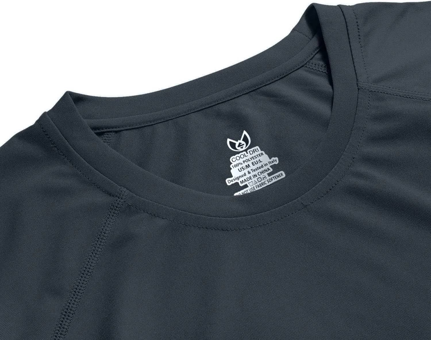Womens Workout Shirts Long Sleeve Crew Neck T Shirt Slim Fit Sports Running Shirts Breathable Athletic Tops